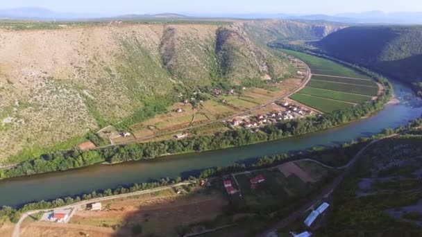 Desfiladeiro verde em Bósnia — Vídeo de Stock