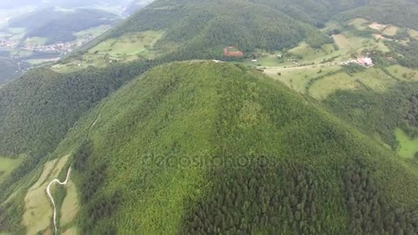 Bosnian pyramids in Visoko — Stock Video