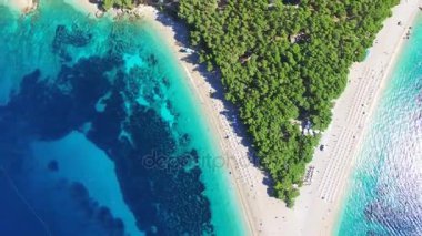 Zlatni rat Plajı Brac Adası  