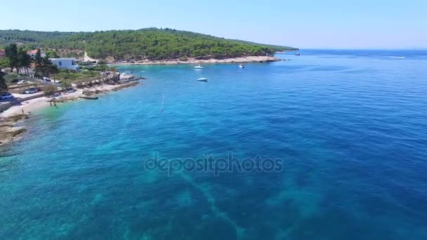Dalmatische toeristische resort — Stockvideo