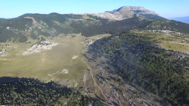 Paisagem verde da montanha Dinara — Vídeo de Stock