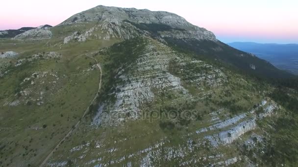 Altiplano da montanha Dinara na Croácia — Vídeo de Stock