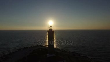 Deniz feneri, akşam Hırvatistan