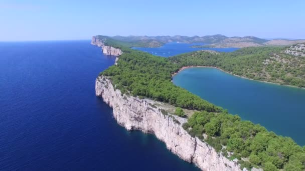 Αλμυρή λίμνη Ντούγκι Ότοκ — Αρχείο Βίντεο