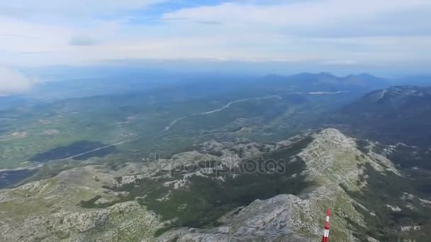 Felsenberge von Makarska — Stockvideo