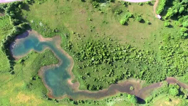 Río Jesenica, región croata Lika — Vídeo de stock