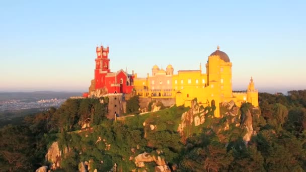 Parque y palacio nacional de Pena — Vídeo de stock