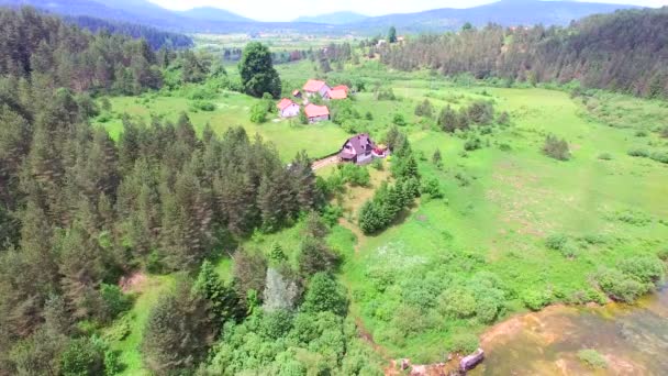 Jesenica, kroatische Region lika — Stockvideo