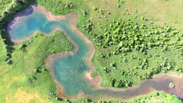 Río Jesenica, región croata Lika — Vídeos de Stock