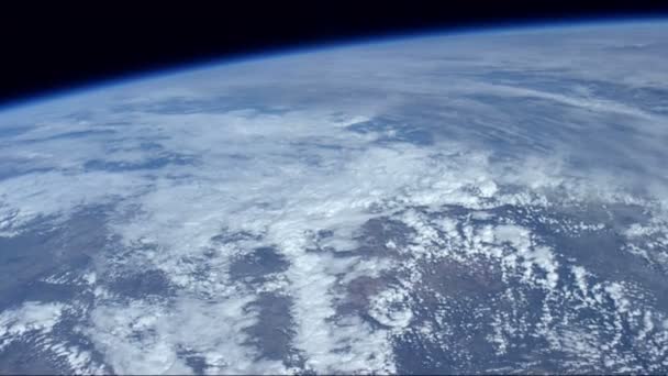 Terra girando do espaço — Vídeo de Stock