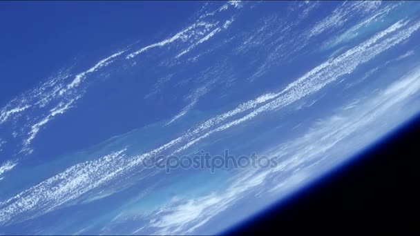 Aarde roteert vanuit de ruimte — Stockvideo