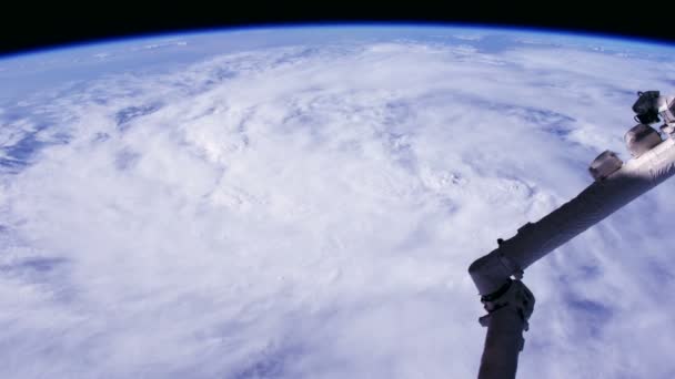 Jorden roterar från rymden — Stockvideo