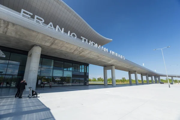 Assinar Franjo Tudman Aeroporto — Fotografia de Stock