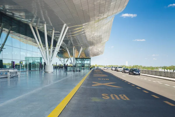 Terminal de chegadas no aeroporto franjo tudjman — Fotografia de Stock