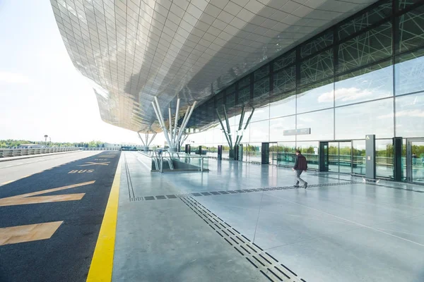 Terminal de chegadas no aeroporto franjo tudjman — Fotografia de Stock