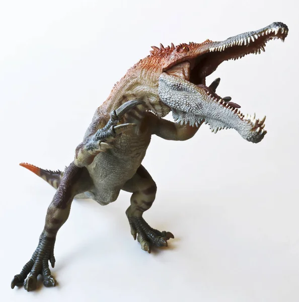 Een dinosaurus met de naam Baryonyx, wat betekent dat zware klauw — Stockfoto