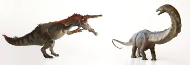 Baryonyx dinozor otçul bir Dashanpu'daki Menaces