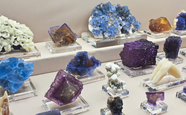 A Fluorite Collection at the Tucson Gem and Mineral Show