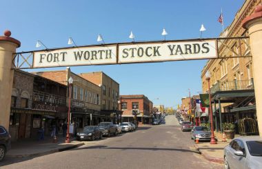 Fort Worth ağıllar tarihi bölgesinde bir göz