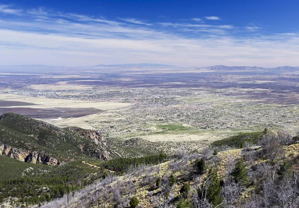 An Aerial View of Sierra Vista, Arizona, from Carr Canyon — Stock Photo, Image