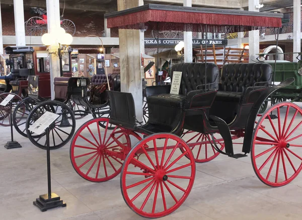 Un chariot Surrey au Texas Cowboy Hall of Fame — Photo