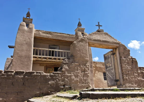 Historický kostel San Jose de Gracia, v Las Trampas. — Stock fotografie