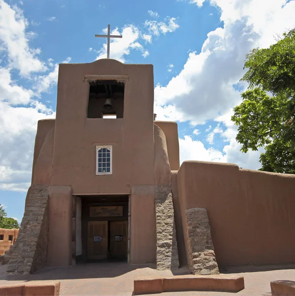 Ein blick auf die mission san miguel oder kapelle — Stockfoto