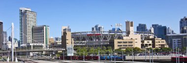 San Diego'da bir Mts arabası yarışları geçmiş Petco Park
