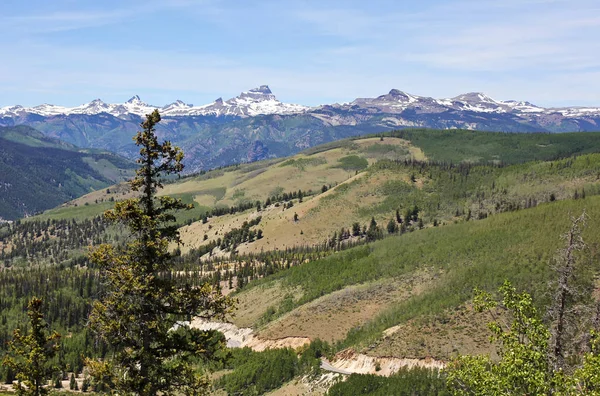 Vista de la carretera estatal 149 de Colorado a través de la Montaña San Juan — Foto de Stock