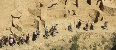 Bir görünümünü Cliff Palace, Mesa Verde Milli Parkı
