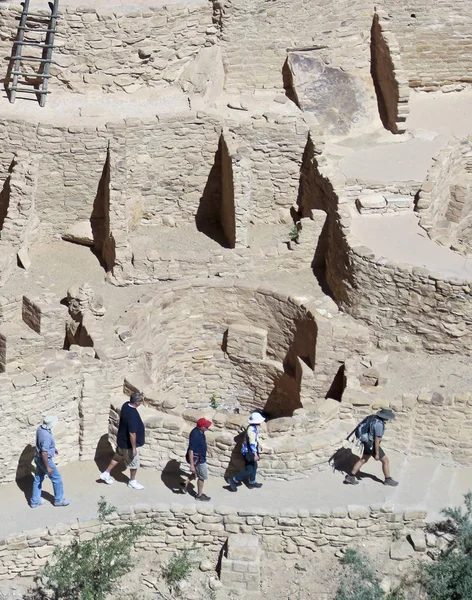 Een weergave van Cliff Palace, Mesa Verde Nationaal Park — Stockfoto