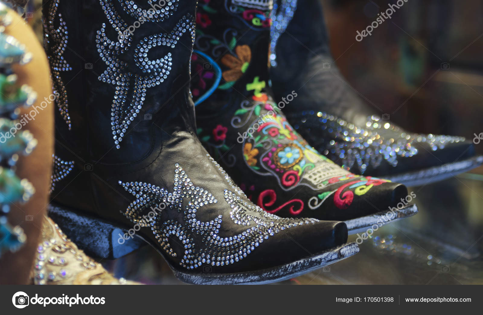 flashy cowboy boots