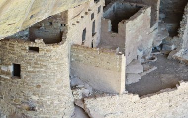 Bir görünümünü Cliff Palace, Mesa Verde Milli Parkı