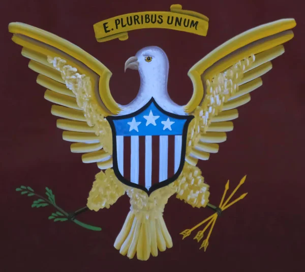 A Vintage Painting of the Great Seal of the United States — Stock Photo, Image