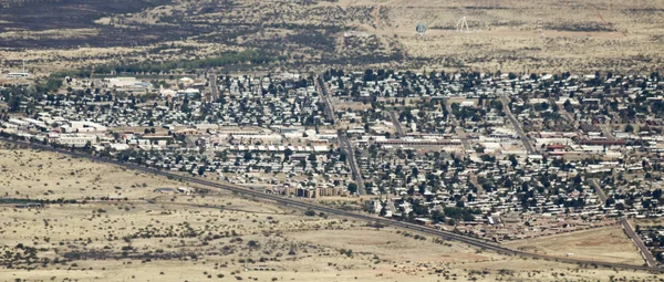 En Flygfoto över Sierra Vista, Arizona, West End från Carr — Stockfoto