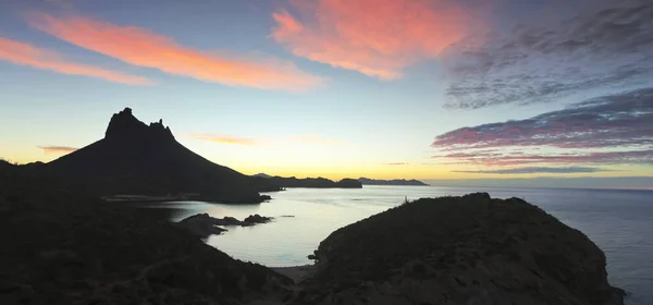 Une vue panoramique depuis Mirador Lookout, San Carlos, Sonora, Mexique — Photo