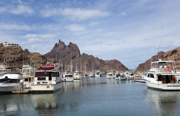 Old San Carlos Marina Shot, Guaymas, Sonora, Meksiko — Stok Foto