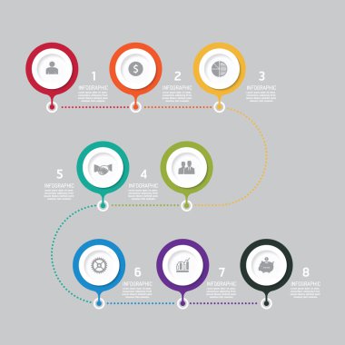 İş verileri grafik işleme. Grafik unsurları abstract, diyagram