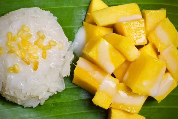 Mango ris mjölk soja — Stockfoto