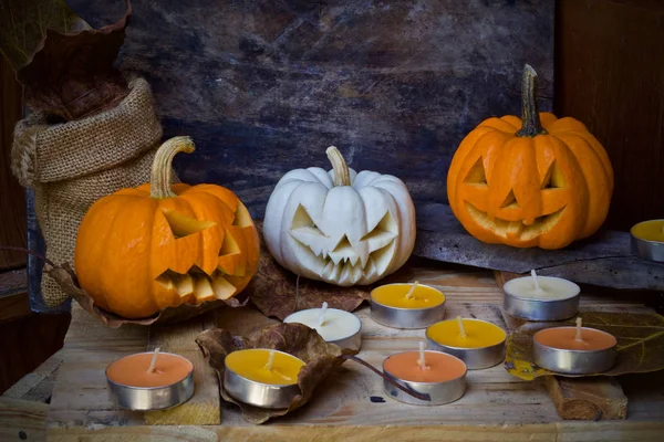 Halloween pumpa huvudet jack — Stockfoto