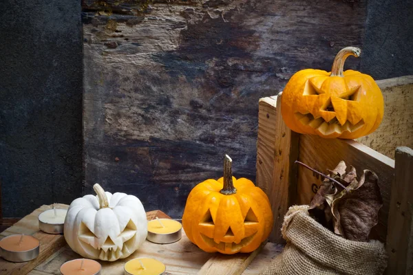 Halloween pumpa huvudet jack — Stockfoto