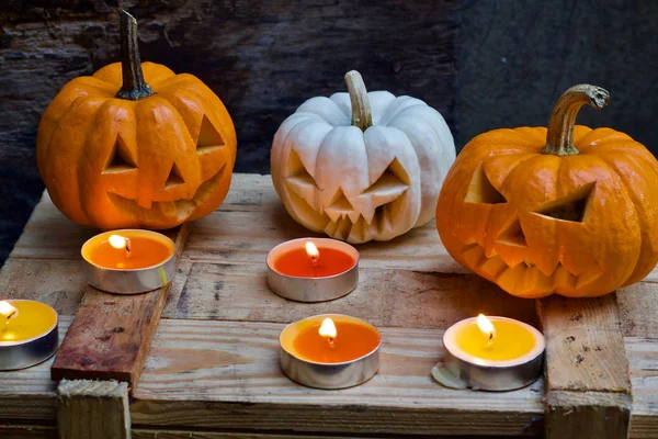 Jack testa di zucca di Halloween — Foto Stock