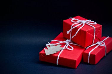 Noel kompozisyon. Noel hediyesi, battaniye örgü