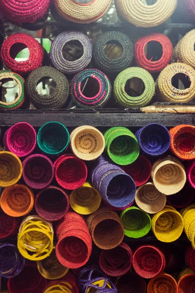 Textura de rollos de material de tela. Tienda de telas. Papelería. Contexto — Foto de Stock