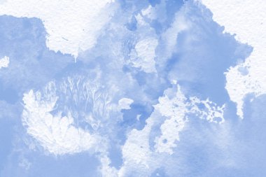 Sert zemin üzerine soyut suluboya