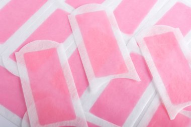 Saç kaldırma balmumu şerit. Epilasyon vücut saç arka plan 