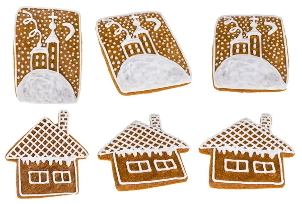 美しい伝統的な手作りクリスマス gingerbreads — ストック写真