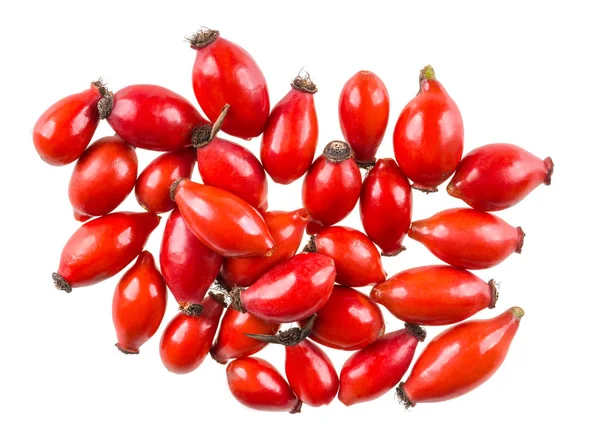 Small heap of beautiful red rose hips — Stock Photo, Image