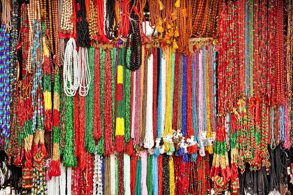 Cuentas Hechas Mano Tienda Cerradura Katmandú Nepal — Foto de Stock