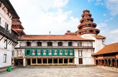 Hanuman Dhoka, eski Kraliyet Sarayı, Durbar Meydanı Katmandu, Nepal.